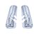 Mirror Cover, Chrome Right Hand & Left Hand  Replaces OEM R22-6124-300, R22-6123-300 - Mytee Products