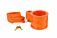 (8 Pack) King Pin Lock, Orange Powder Coated with Safety Ribbon (8 Pack) King Pin Lock, Orange Powder Coated with Safety Ribbon