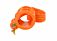 (8 Pack) King Pin Lock, Orange Powder Coated with Safety Ribbon (8 Pack) King Pin Lock, Orange Powder Coated with Safety Ribbon