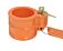 (8 Pack) King Pin Lock, Orange Powder Coated with Safety Ribbon (8 Pack) King Pin Lock, Orange Powder Coated with Safety Ribbon