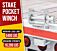 Mytee Stake Pocket Winch Zinc Plated infographics-1 -Mytee Products