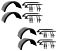 Poly, Plastic, Polymer TRUCK FENDERS & MOUNTING BRACKETS - fits 19.5"/24.5" Wheels Main View - Mytee Products Poly, Plastic, Polymer TRUCK FENDERS & MOUNTING BRACKETS - fits 19.5"/24.5" Wheels Main View - Mytee Products