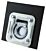 Recessed D-Ring with Plate, 6000 lbs Capacity (4 Packs)