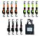 1_x12_ Retractable Tie-down Straps W_ S-Hook - 4 Ratchet Straps Kit, Green - Mytee Products
