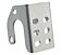 Steel Easy-Off Tarp Stop Body Bracket for Roll Tarp System - Front-Side View - Mytee Products