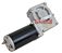 900W, 90:1 Dump Truck Tarp Motor with Chrome Cover - 12VDC / 50 RPM - 5-Hole Mounting Pattern