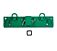 Tractor Bolt-on Plate Green Color with D Ring and Grab Hook Buckets - 22x5 Inches with Hitch pin and Silencer PadNew Image View - Mytee Products