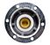 Trailer Hub Cap with Yellow Rubber Plugs & Gasket, Replacement for Stemco 343-4024 Close view -Mytee Products