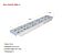 Viking’s 18_ x 96_ Aluminum Trailer Upper Ramps in Pairs - Load Limit 23,500 lbs Per Axle - Dimension View - Mytee Products
