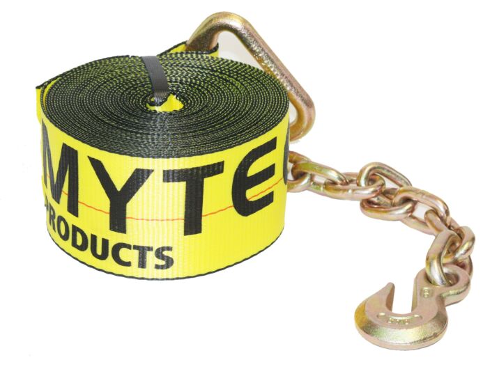3 in. x 30 ft. Winch Strap with Chain Anchor 3 in. x 30 ft. Winch Strap with Chain Anchor