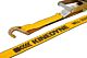 Kinedyne 2" x 30' Yellow Ratchet Strap w/ Wire Hook