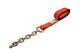 8 Point Roll Back Tie Down System w/ Chain Ends - High Abrasion Orange