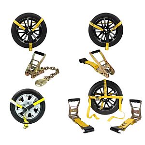 Side Mount Wheel Net with Ratchet