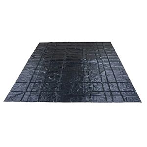 Heavy Duty 18oz Steel Tarp 16' x 27' - Black