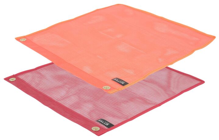 Vinyl Mesh Flag with Grommets 18" x 18" DOT Compliant Vinyl Mesh Flag with Grommets 18" x 18" DOT Compliant