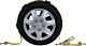 (8 Pack) 2"x9' Ratchet Tire Wheel Strap Over The Tire Auto Hauler Tie Down Straps