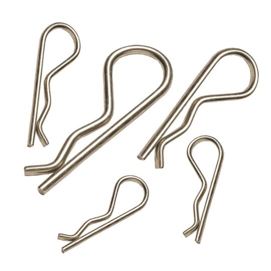 Agralink Zinc Plated Steel Hitch Pin Clips Fits 1/2"-1" Pin To Secure Shaft & Axle Agralink Zinc Plated Steel Hitch Pin Clips Fits 1/2"-1" Pin To Secure Shaft & Axle