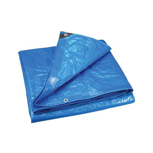 20' x 40' Blue Heavy-Duty 3.5 Oz Poly Tarp - Heat Sealed Edges with Aluminum Grommets 20' x 40' Blue Heavy-Duty 3.5 Oz Poly Tarp - Heat Sealed Edges with Aluminum Grommets