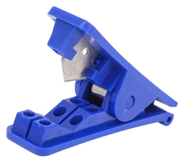 Blue Plastic Air Brake Hose Cutting Tool, 1/2" Capacity-Mytee Products