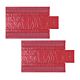 (2 Pack) Airbag / Parachute Ultra Light Lumber Tarp 20ft. x 27ft. (6ft. Drop) - Red