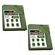 (2 Pack) 7' x  9' Canvas Tarp - Green