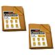 (2 Pack) 7' x 9' Canvas Tarp - Tan