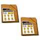 (2 Pack) 8' x 12' Canvas Tarp - Tan