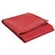 6' x 8' Red Heavy-Duty Vinyl Tarp with Grommets - 18 Oz & Waterproof