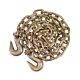 3/8" X 16' G70 Chain with grab hooks, WLL 6,600 lbs