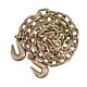3/8" X 20' G70 Chain with grab hooks, WLL 6,600 lbs
