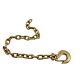 G70 3/8" x 36" Trailer Hitch Safety Chain with Slip Hook for Fifth Wheel, Car & Utility Trailer