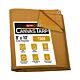 8' x 10' Canvas Tarp - Tan