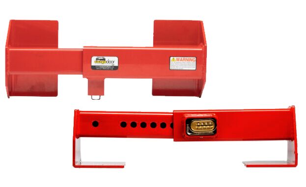 HD Cargo Door Lock, Vertical Bars 9 3/4 - 16 Inch Apart, 3/16 Inch Walls HD Cargo Door Lock, Vertical Bars 9 3/4 - 16 Inch Apart, 3/16 Inch Walls