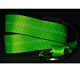 Auto Tie Down Straps 8' w/Chain Anchor (High Visibility Green Webbing) 
