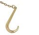 5/16" x 6' Long Shank J Hook Tow Chain w. RTJ Cluster & Grab Hook