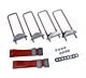 Merritt Dyna Clamp 17_ U-Bolts Cab Rack Install Kit, Side Angle View-Mytee Products