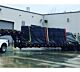 16' x 27' Superlight 14oz Steel Tarp With Cargo Truck Side Angle View-Mytee Products