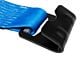 4" x 30' Winch Strap with Flat Hook - Blue, Flatbed tie down straps WLL 5400 lbs