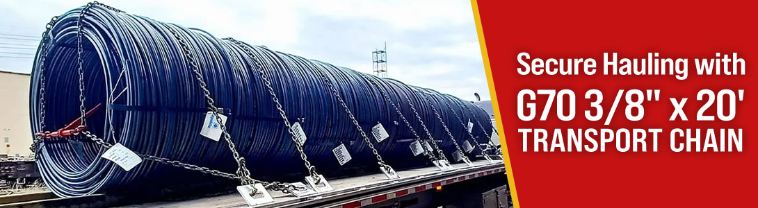 G70 38 inch x 20 feet Transport Chain Desktop