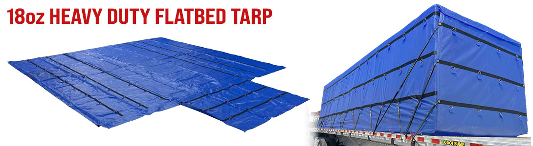 18oz Heavy Duty Flatbed Tarps