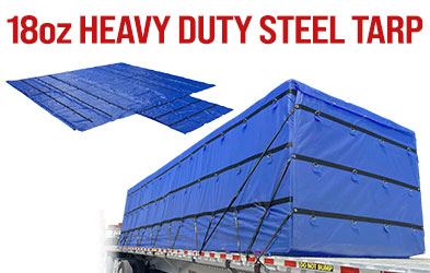 18oz Heavy Duty Flatbed Tarps