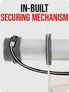 In-built securing mechanism