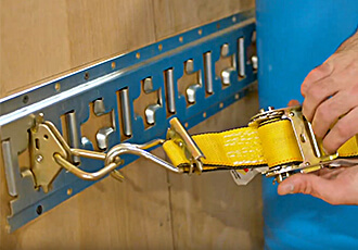 Etrack Straps with E Fitting and Wire Hook - Mytee Products