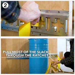 Slack through Ratchet