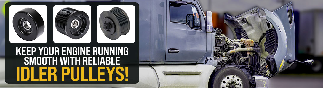 Idler Pulley for Heavy-Duty Trucks