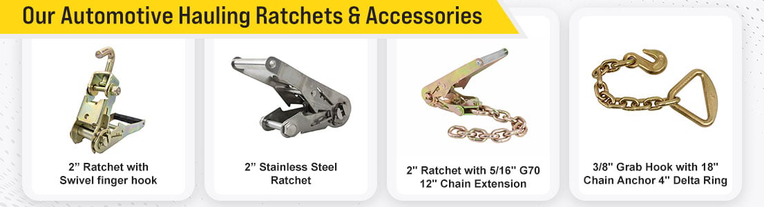 Automotive Hauling Ratchet & Accessories - Mytee Products