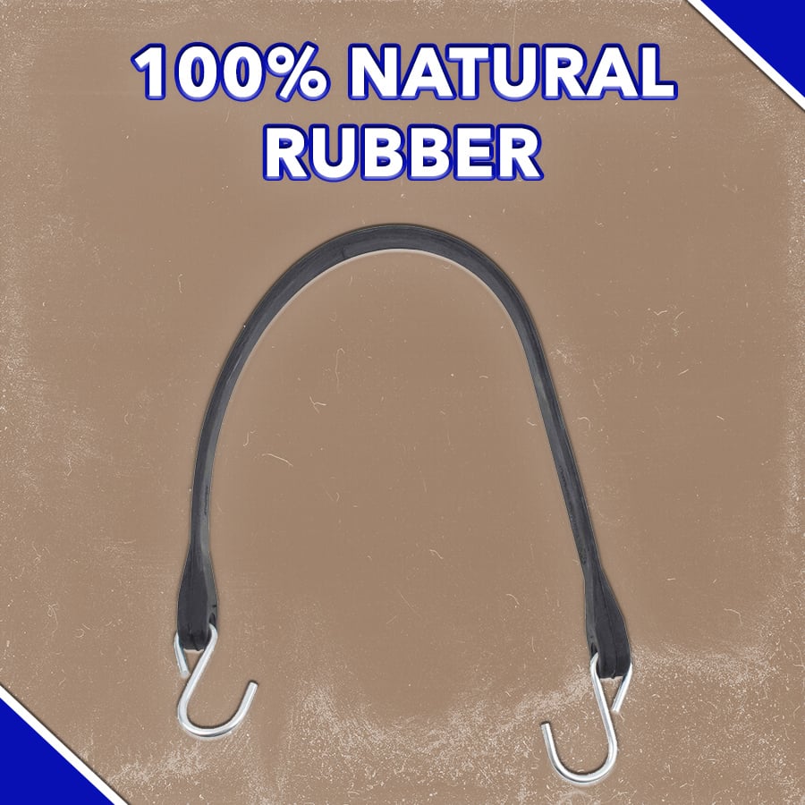 100% NATURAL RUBBER 