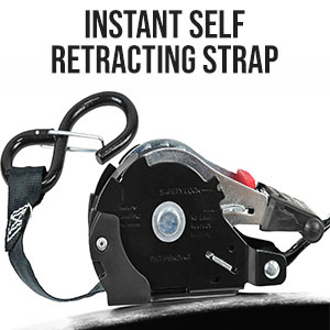 Self-Retracting Straps for ease