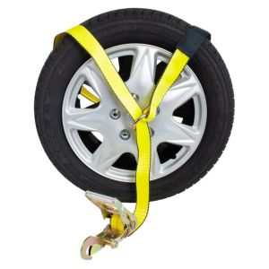 2"x12' Side Mount Wheel Net with Ratchet and Snap Hook