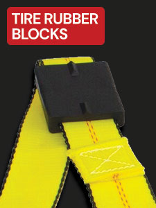 Rubber blocks for extra safety.